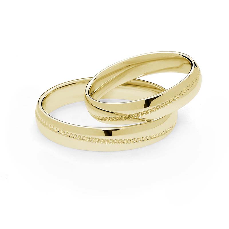 fede matrimonio in oro giallo di comete gioielli