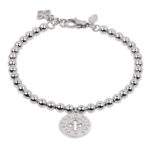 bracciale argento ciondolo dono pietas tuum brdnpg90c0