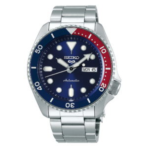 orologio uomo automatico in acciaio con quadrante blu seiko 5 sports srpd53k1