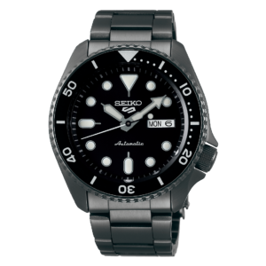 orologio automatico seiko tipo rolex submariner nero