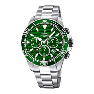 orologio festina uomo chrono verde