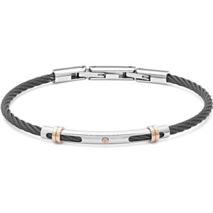 bracciale-cavetto-acciaio-nero-regolabile-uomo-comete-gioielli-wire-ubr-953