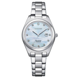 orologio donna titanio con diamanti citizen