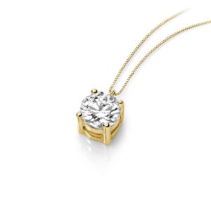 collana punto luce zircone oro giallo