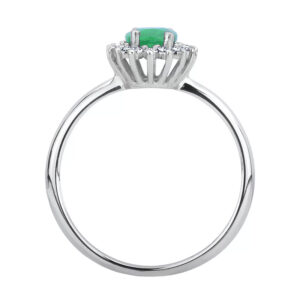 anello kate bibigì smeraldo verde