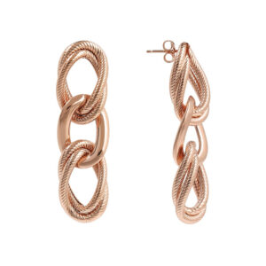 orecchini pendenti placcati oro rosa di bronzallure wsbz02042.r