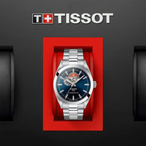 orologio da uomo automatico tissot gentleman open heart blu t1274071104101. orologio tissot pubblicità