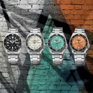 collezione orologio Seiko 5 Sports 38 mm in acciaio con movimento automatico edizione speciale