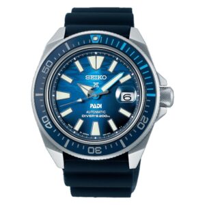 orologio uomo subacqueo professionale automatico seiko prospex king samurai padi special edition the great blue srpj93k1