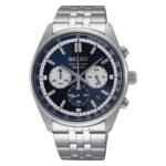 orologio seiko sport chrono ssb427p1 cronografo da uomo con quadrante blu panda