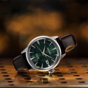 orologio uomo elegante seiko presage verde srpd37j1