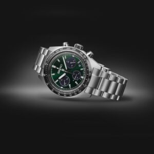 orologio cronografo uomo sportivo seiko prospex speedtimer verde ssc933p1