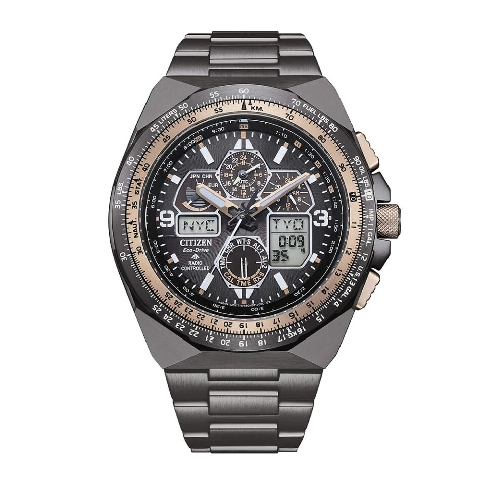 orologio uomo citizen eco drive radio controllato pilot sky air edizione limitata jy8146-54e