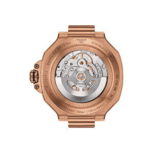 Orologio uomo-automatico Tissot-T race-Oro-Rosa-gomma nero powermatic-80 T141.807.37.051.00