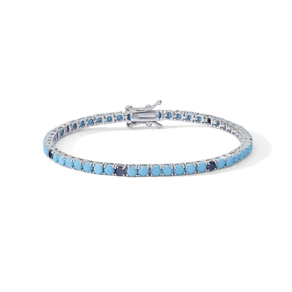 bracciale-tennis-argento-comete-turchesi-zirconi-neri-ubr-1251