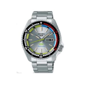 Orologio-Seiko-5-Sports-Automatico-Huf-Limited-Acciaio-Silver-SRPL33K1